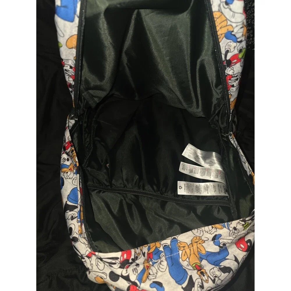 Disney Mickey mouse goofy Donald Minnie mouse print full size backpack bookbag!